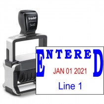 Trodat Professional Entered Date Stamp