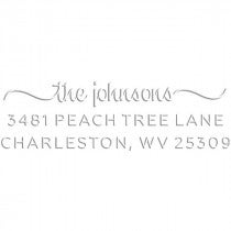 Charleston Rectangular Return Address Embosser