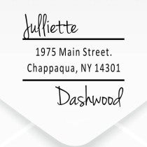 Davenport Offset Address Stamp On Envelope Close Up