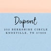 Rectangular Address Stamps
