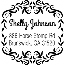Horse Stomp Return Address Stamp