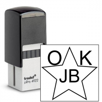 OK Initial Star Inspection Stamp