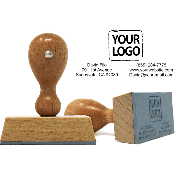 Logo Stamp with Contact Information