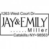 Unfortunate Events Return Address Stamp